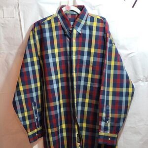 Jos A Banks, Men's Multicolored Plaid Long Sleeved Never Worn Skirt, Size L